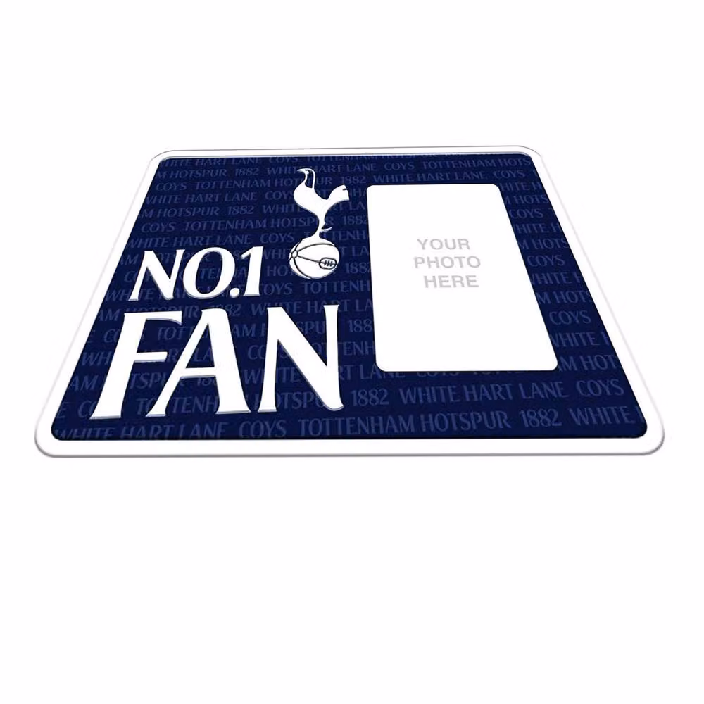 Tottenham Hotspur FC No 1 Metal Framed Hanging Plaque in Blue – 3