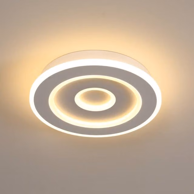 Pheashine White Round LED Ceiling Light, 28W, 3000K Warm White