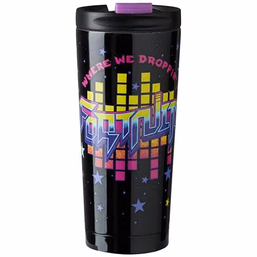 Get Trend Fortnite Insulated Stainless Steel Travel Mug, 425 ml, Multicolour