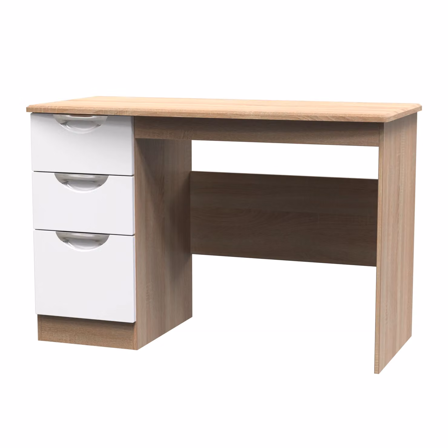 2 U Holborn 3 Drawer Desk in White, Ready Assembled – 2