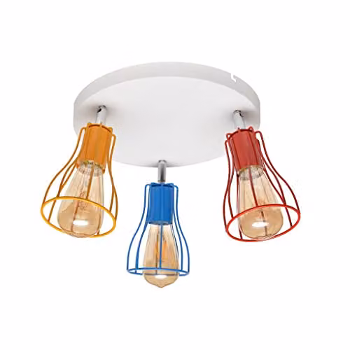Netlighting Tube Spotlight Clusters in White, Orange, Red, Blue and Multicolour, 40 cm