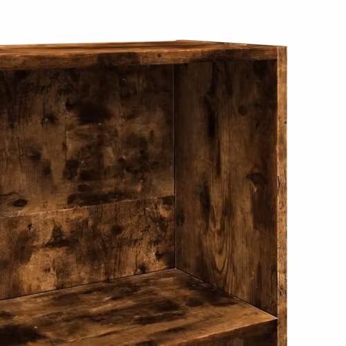 vidaXL Bookcase in Smoked Oak, W/D/H: 80 x 30 x 114 cm – 4