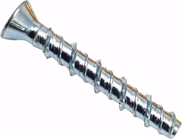 Masonmate Galvanised Steel Torx Concrete Screwbolt in Silver