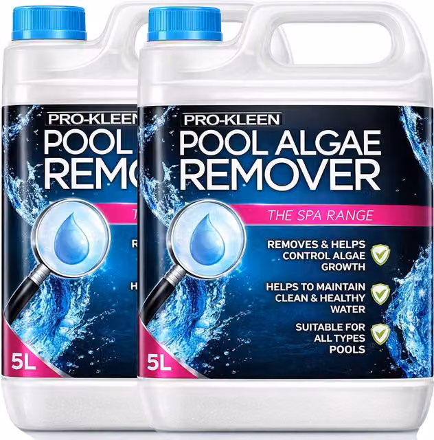ProKleen Pool Algae Remover and Preventative Liquid, 2 x 5 l, Clear – 1