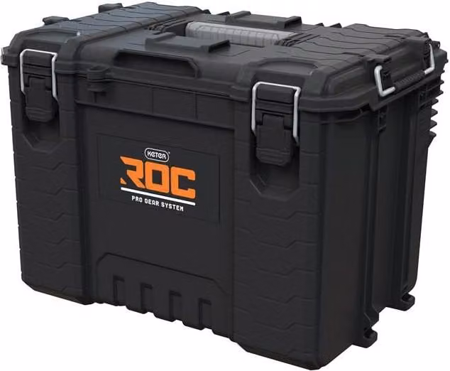 Keter Pro Gear 2.0 XL Waterproof Stackable Toolbox in Black – 1