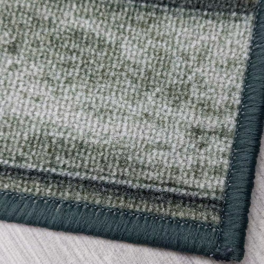 runrug Rama Green Non-Slip Hardwearing Hallway Runner Rug, W: 80 cm, L: 180 cm – 3