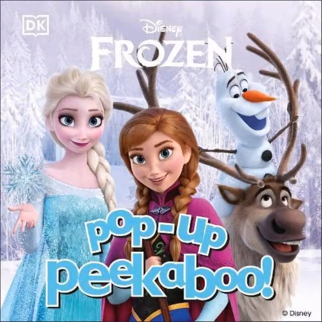 DK Pop-Up Peekaboo Frozen Board Book, Multicolour