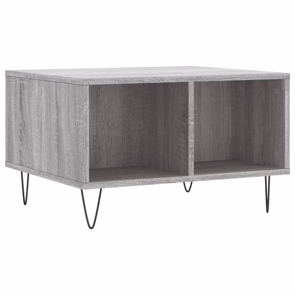 Berkfield Home Modern Grey Sonoma Coffee Table, W: 60 cm, D: 50 cm, H: 36.5 cm – 2