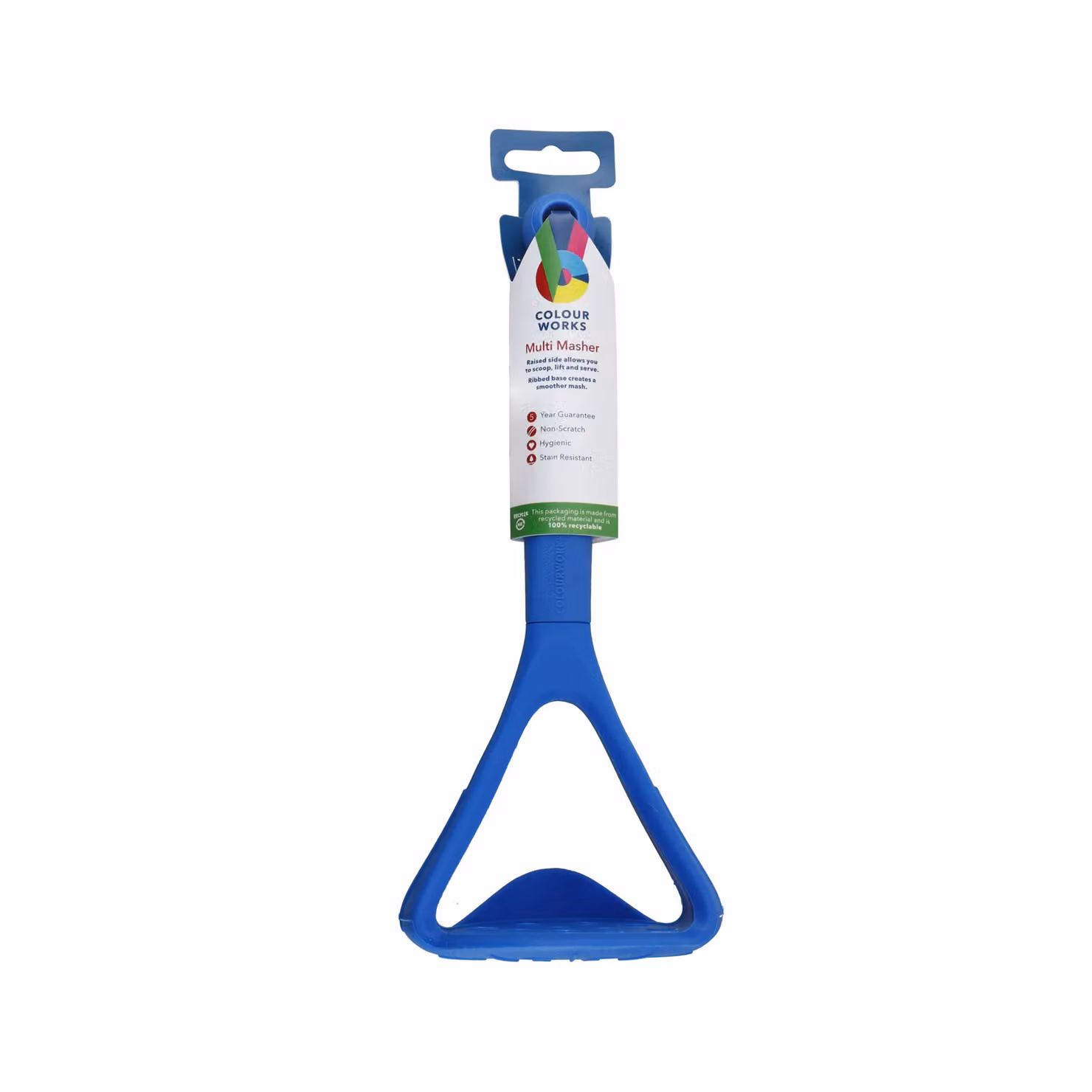 Colourworks Blue Silicone Masher and Potato Ricer – 4
