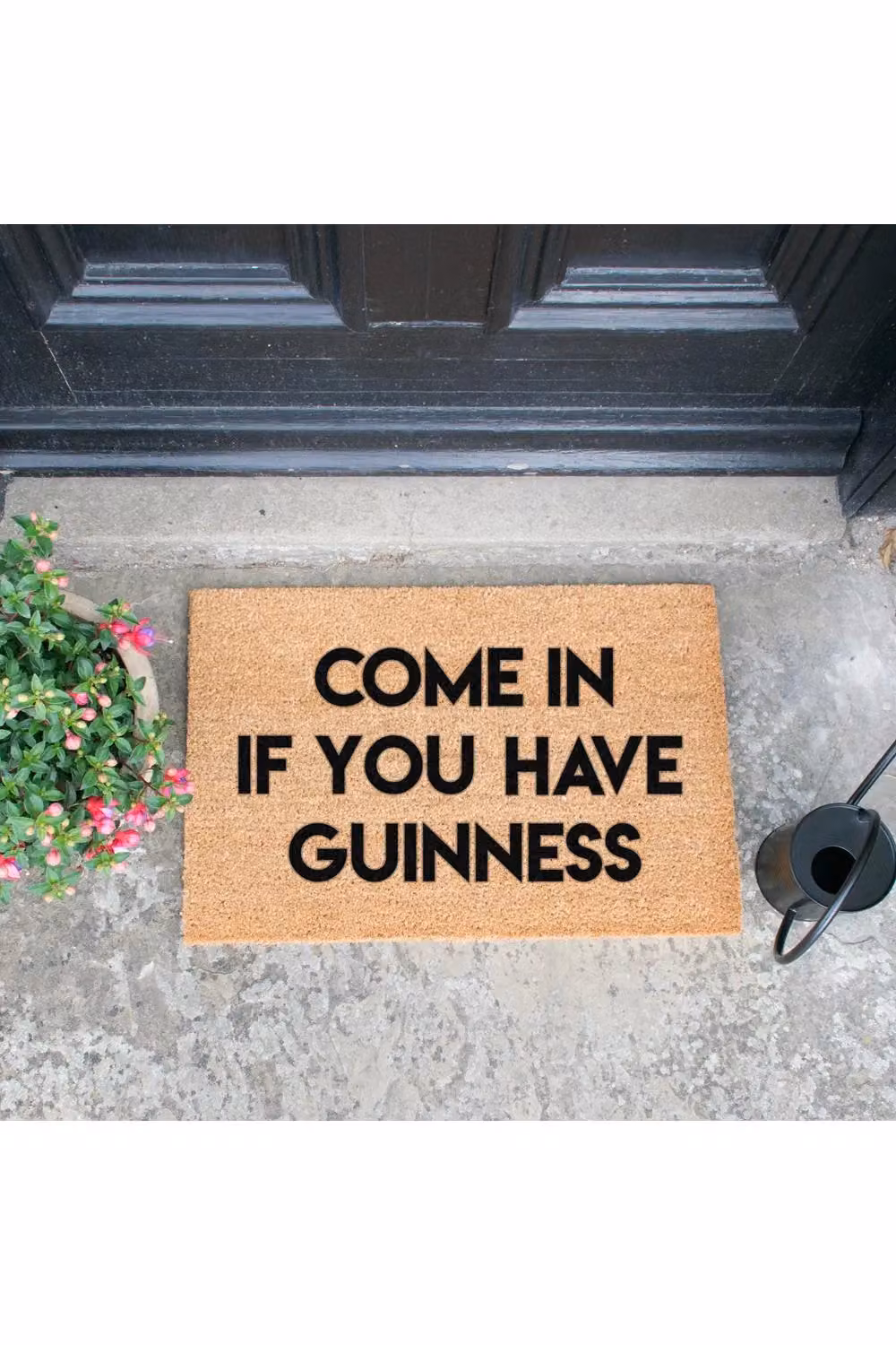 Artsy Mats Guinness Doormat in Black and Beige, W/D: 60 x 40 cm – 3
