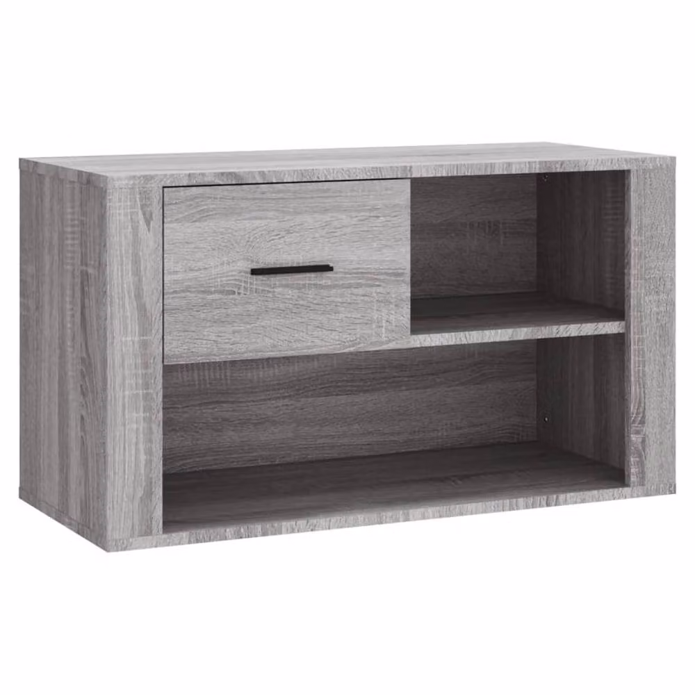 Berkfield Home Grey Sonoma Shoe Cabinet W: 80 cm, D: 35 cm, H: 45 cm – 2