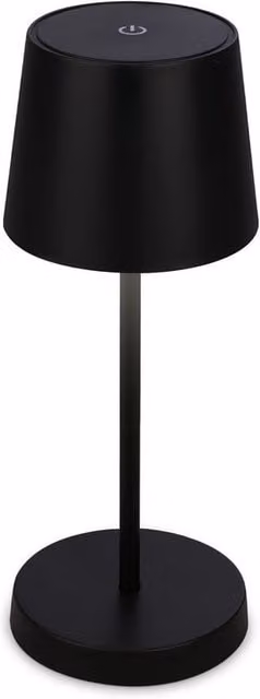 Briloner Black Rechargeable Dimmable LED Table Lamp with Warm White Light and Touch Control