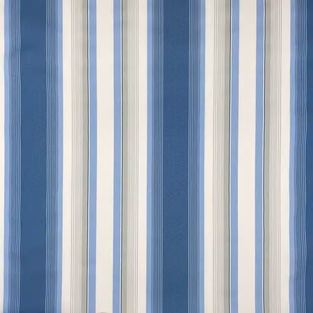 Woolacobe Waterproof Outdoor Upholstery Fabric in Blue Polyester