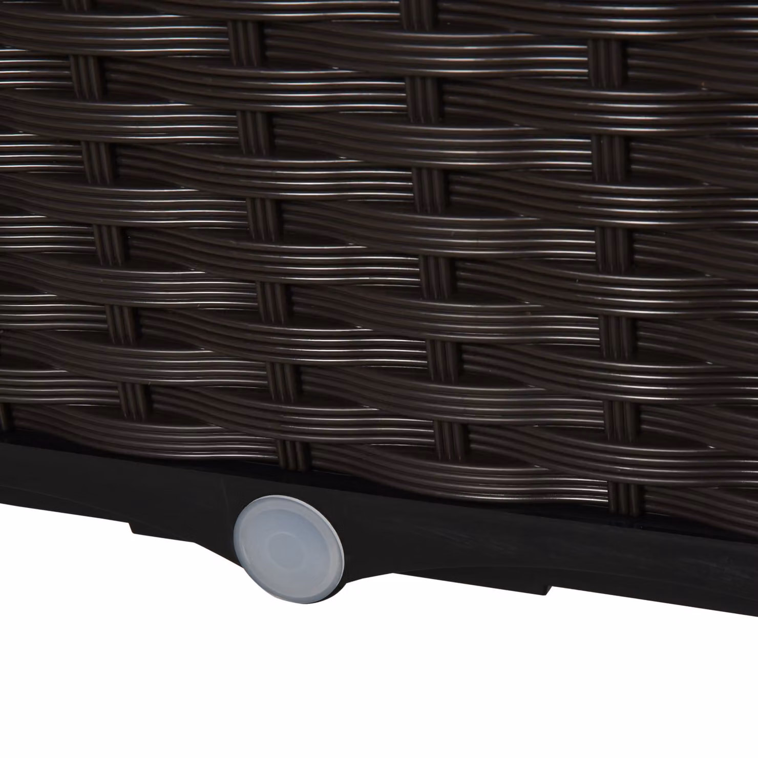Outsunny Black Elevated Raised Garden Bed for Vegetables, Herbs and Flowers, Plastic WPC, W/D/H: 44 x 40 x 40 cm – 9