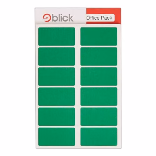 Blick Multipurpose Green Paper Labels, 320 Per Pack, W: 2.5 cm, H: 5 cm