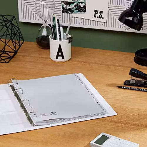 Exacompta Grey PP Printed A-Z Divider Parts for A4 Documents, 26 Pieces – 3