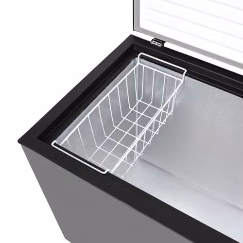 Willow 292L Freestanding Chest Freezer in Black – 4
