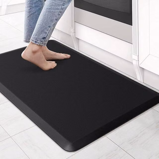 SPETLEK Anti Fatigue Kitchen Standing Floor Mat in Black – 1