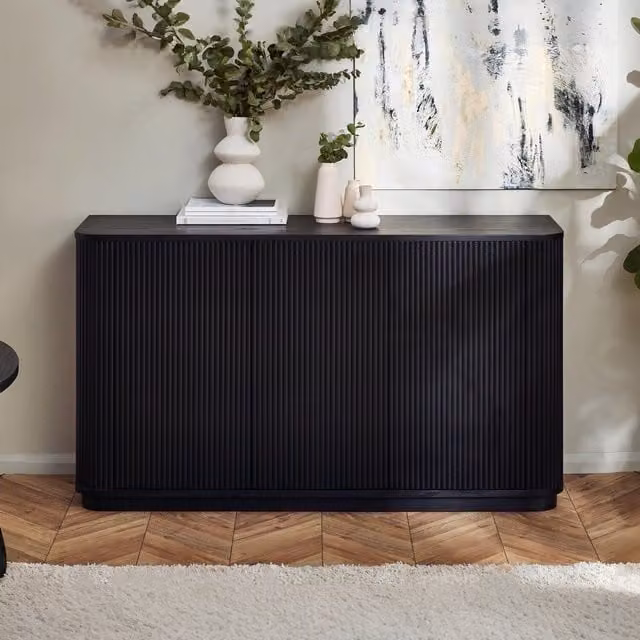 Julian Bowen Louis Sideboard in Matt Black