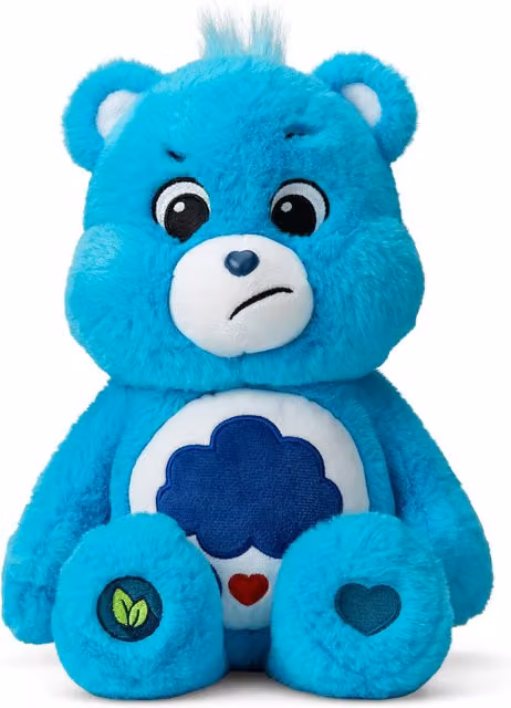 Basic Fun! Care Bears Grumpy Bear 2.0 Medium Blue Plush Animal