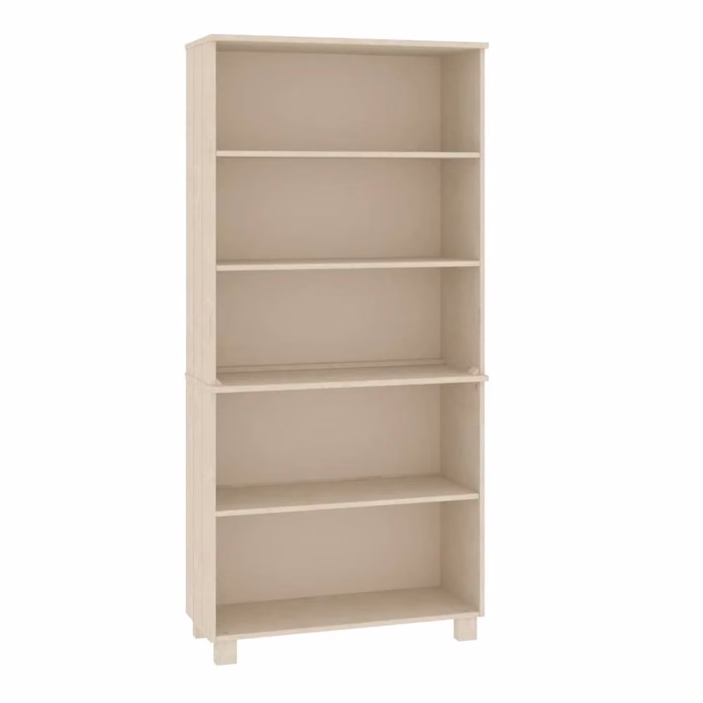 Berkfield Home HAMAR Solid Wood Pine Highboard in Honey Brown and Light Sand – 2