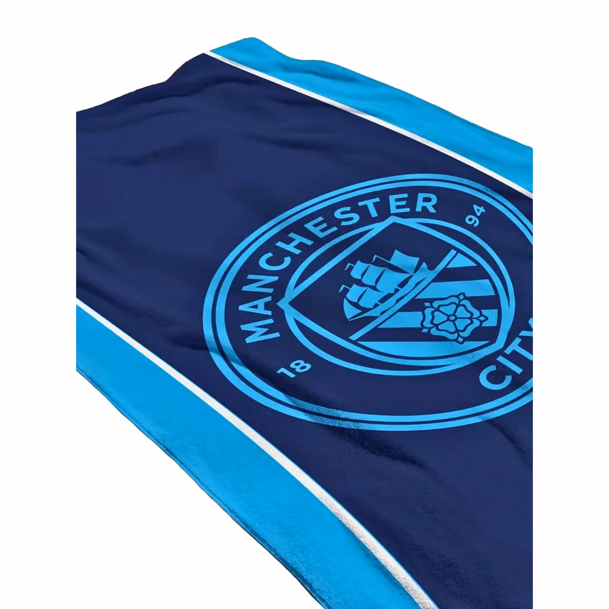 Manchester City FC Blue Cotton Beach Towel, W: 150 cm, H: 75 cm – 3