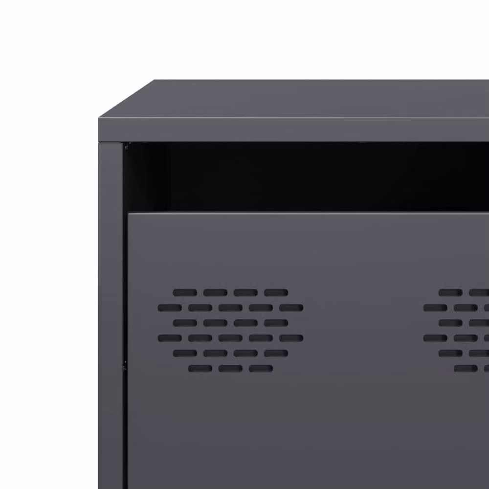 Berkfield Home TV Cabinet in Anthracite W: 68 cm, D: 50 cm, H: 43.5 cm – 6