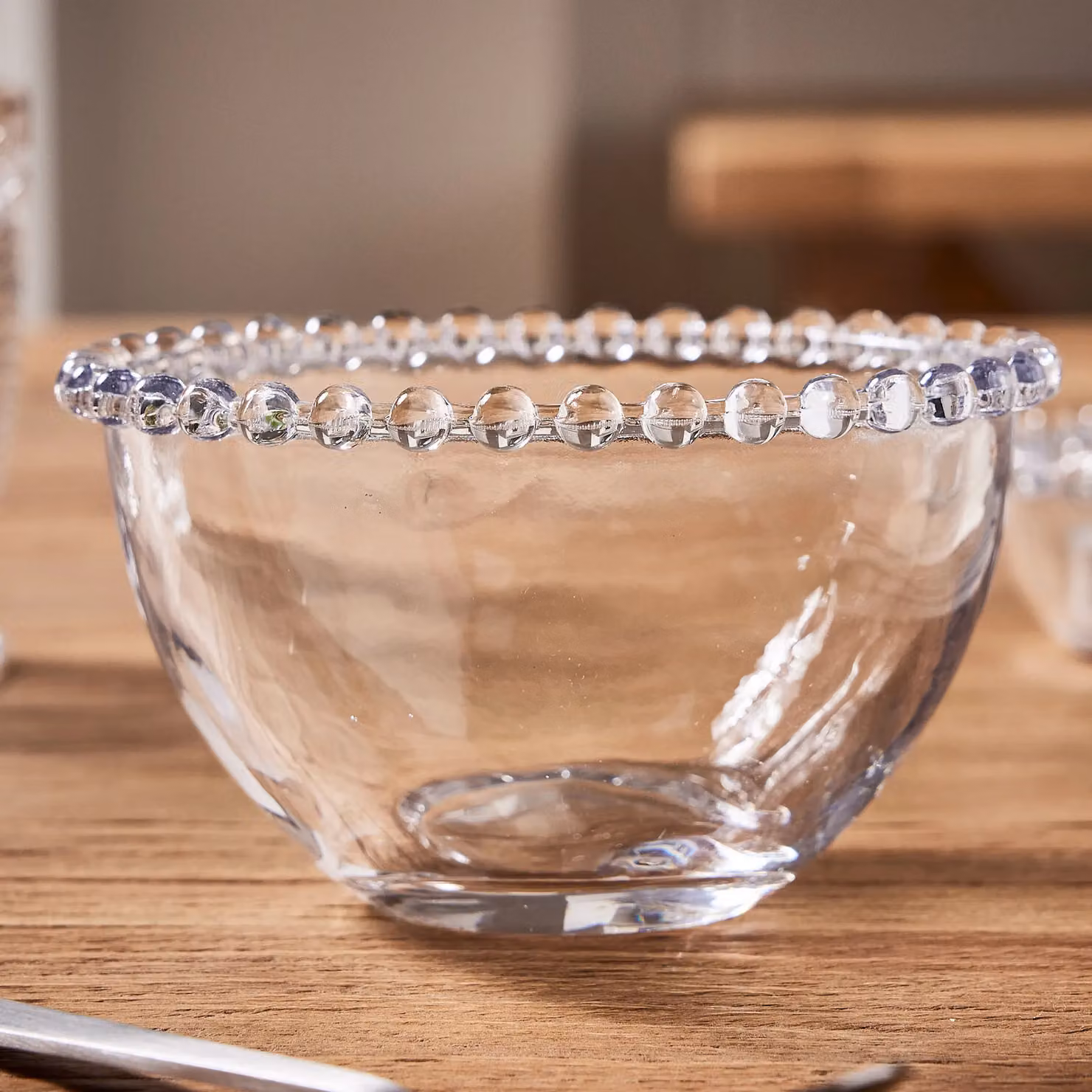 Dibor Bella Perle Set of 2 Clear Glass Dessert and Trifle Bowls, H7 x W13 cm – 3