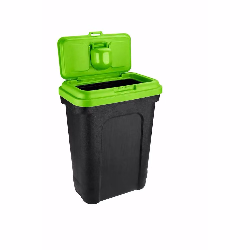 FLAVORA Black Plastic Pet Food Storage Container for Dogs and Cats, W/D/H: 100 x 15 x 54 cm – 3