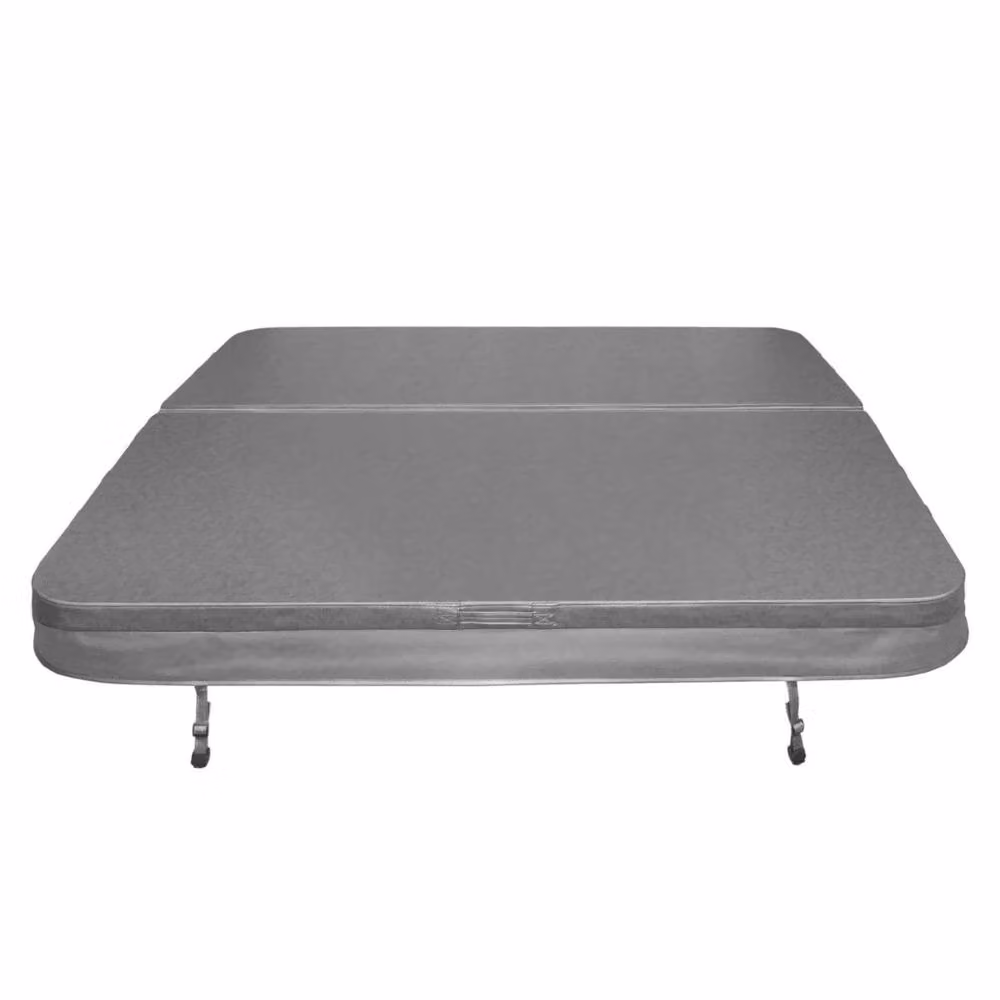 Monstershop Thermal Rectangular Hot Tub Spa Cover, Grey, W: 220 cm – 3
