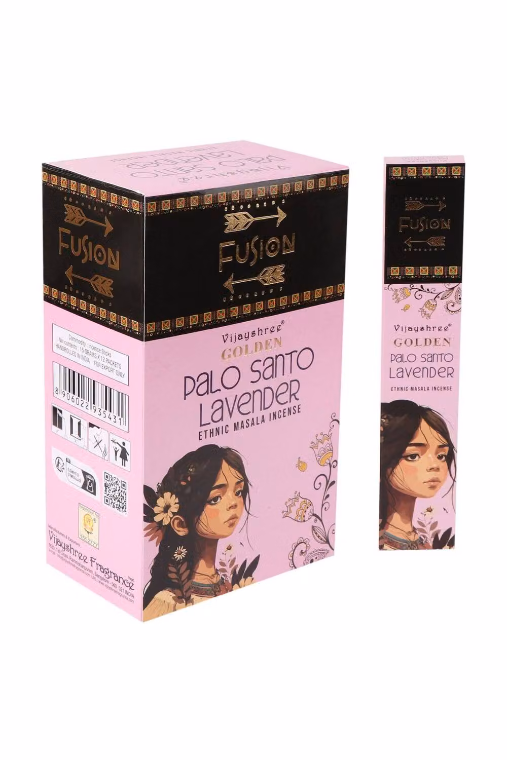 KDMD Golden Palo Santo and Lavender Incense Sticks, 15g, Pink – 2