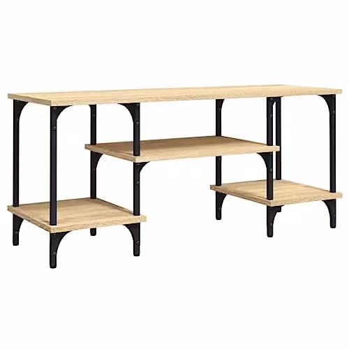 vidaXL TV Cabinet in Brown Sonoma Oak, W/D/H: 102 x 35 x 45.5 cm