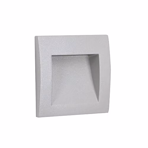 Netlighting Face LED Outdoor Square Wall Light Grey IP65