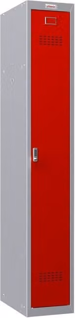 Phoenix Safe Company PL1130GRE Personal Locker in Grey and Red with Electronic Lock, H 180 cm x W 100 cm – 1