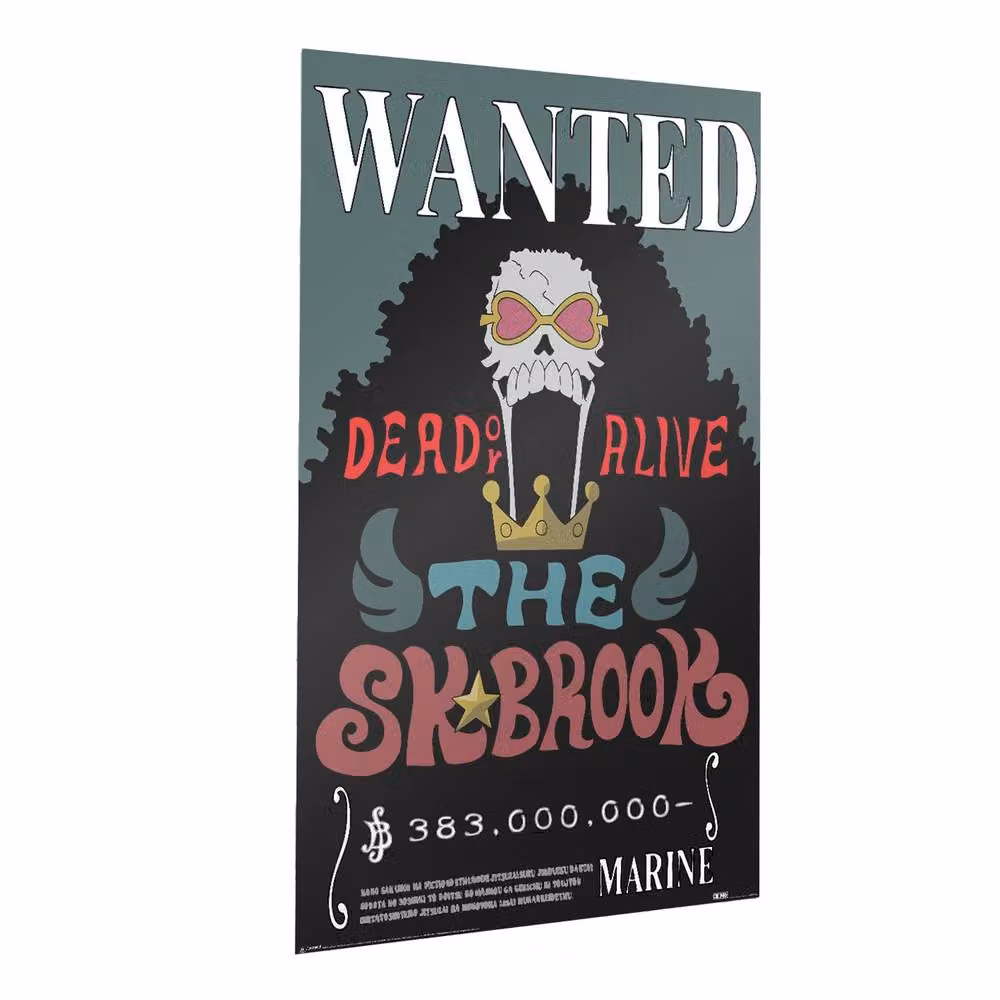 One Piece Brook Portrait Paper Poster, Multicolour – 2