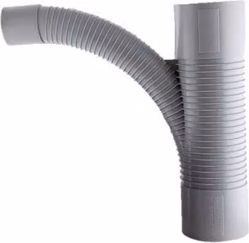PBSL Group Grey Plastic BT Duct Junction 90 Degree W: 96mm, D: 54mm