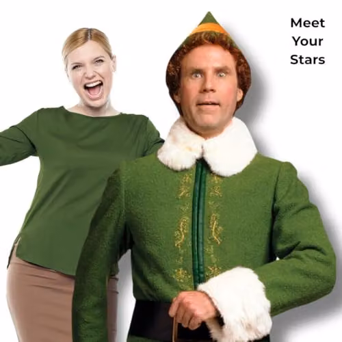 Star Cutouts SC1688 Buddy the Elf Marching Cardboard Cutout Multicolour Festive Party Decoration – 2