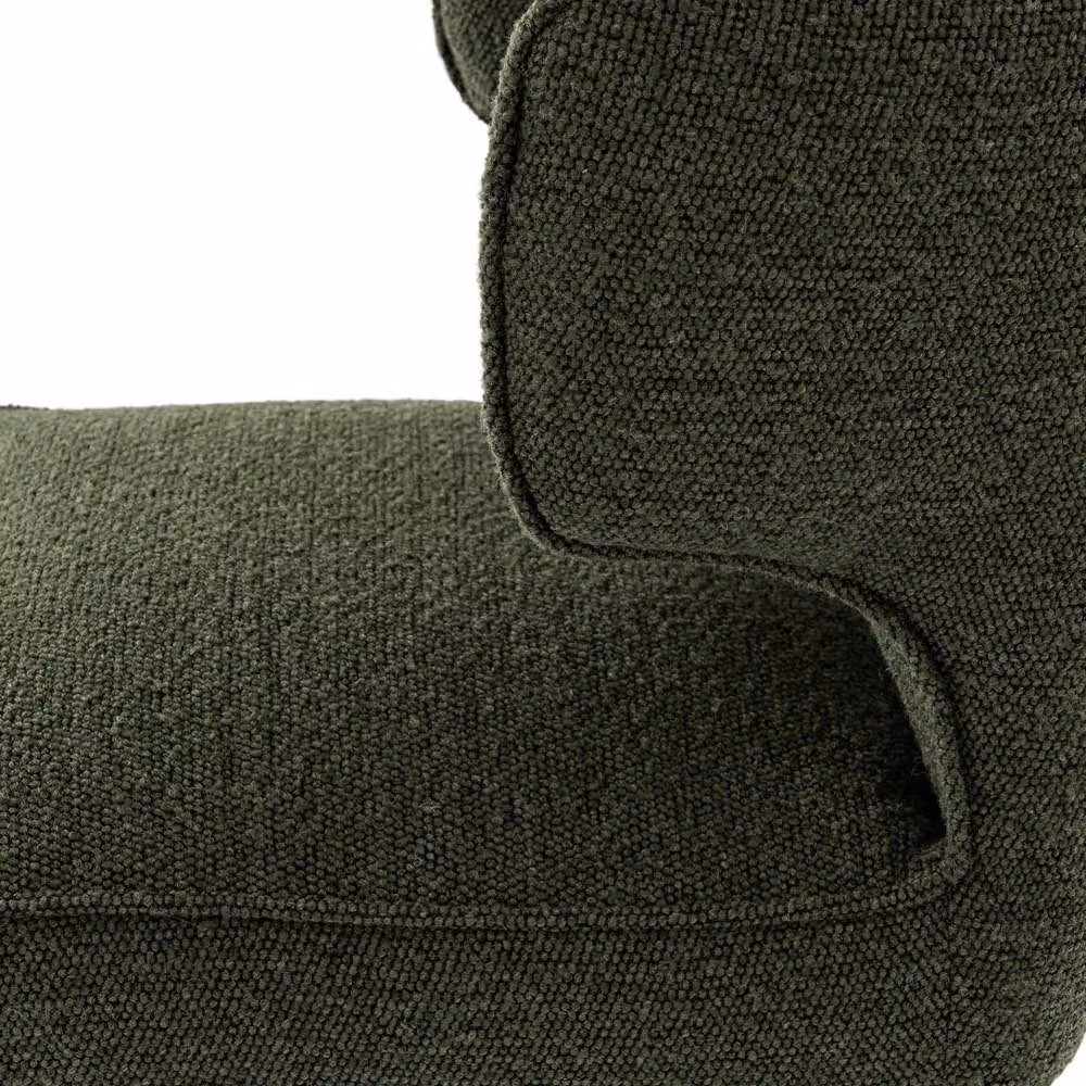 Lemon Pavilion Avia Moss Indoor Dining Chair in Green Wood with Armrests, W61 x D56 x H81 cm – 3