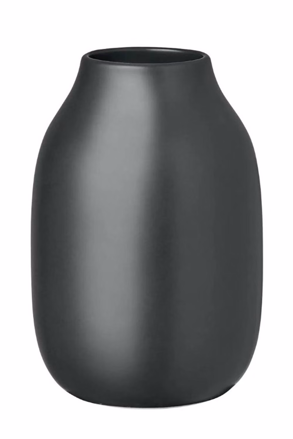 Blomus COLORA Vase Size S, Dark Grey Ceramic Peat Matt – 2