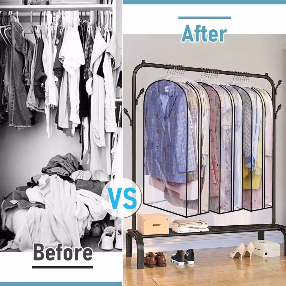 Nordara Transparent Gusseted Waterproof Suit Covers and Garment Bags – 4