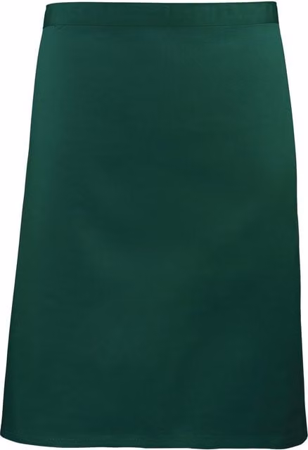 Premier Women's Mid-Length Apron Pack of 2 in Bottle Green