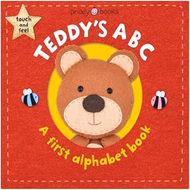 Roger Priddy Teddy's ABC Multicolour Alphabet Board Book