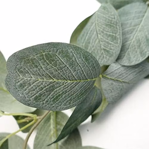 Leaf Design Multipack of 6 Green Artificial Hanging Plants, Length: 150 cm – 4