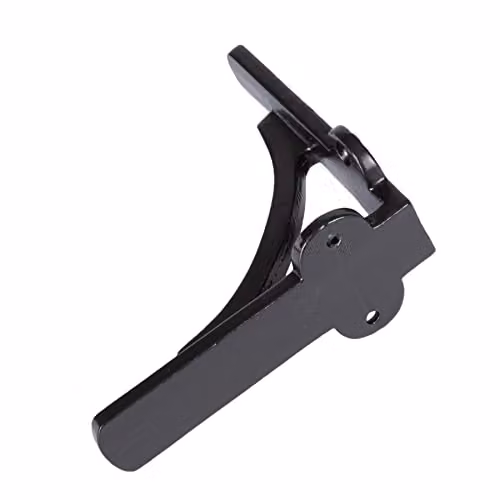 Hammer and Tongs Curved Iron Shelf Bracket in Matt Black, Pack of 4 – 3