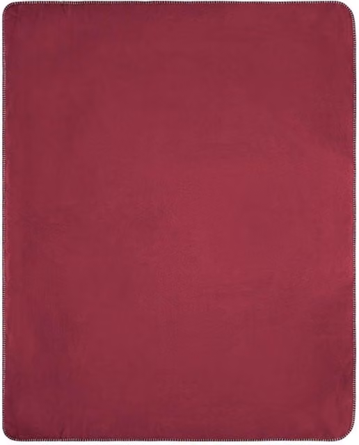 James and Nicholson Plain Red Fleece Blanket