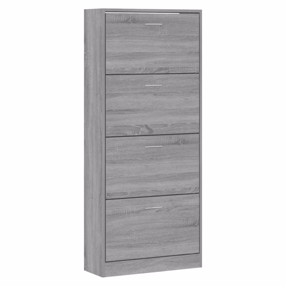 Berkfield Home Grey Sonoma Shoe Cabinet W/D/H: 63 x 24 x 147 cm – 2