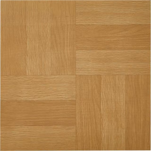 Darphe Self Adhesive PVC Tile Look Floor Tile Set, Multicolour and Brown, 0.93m2