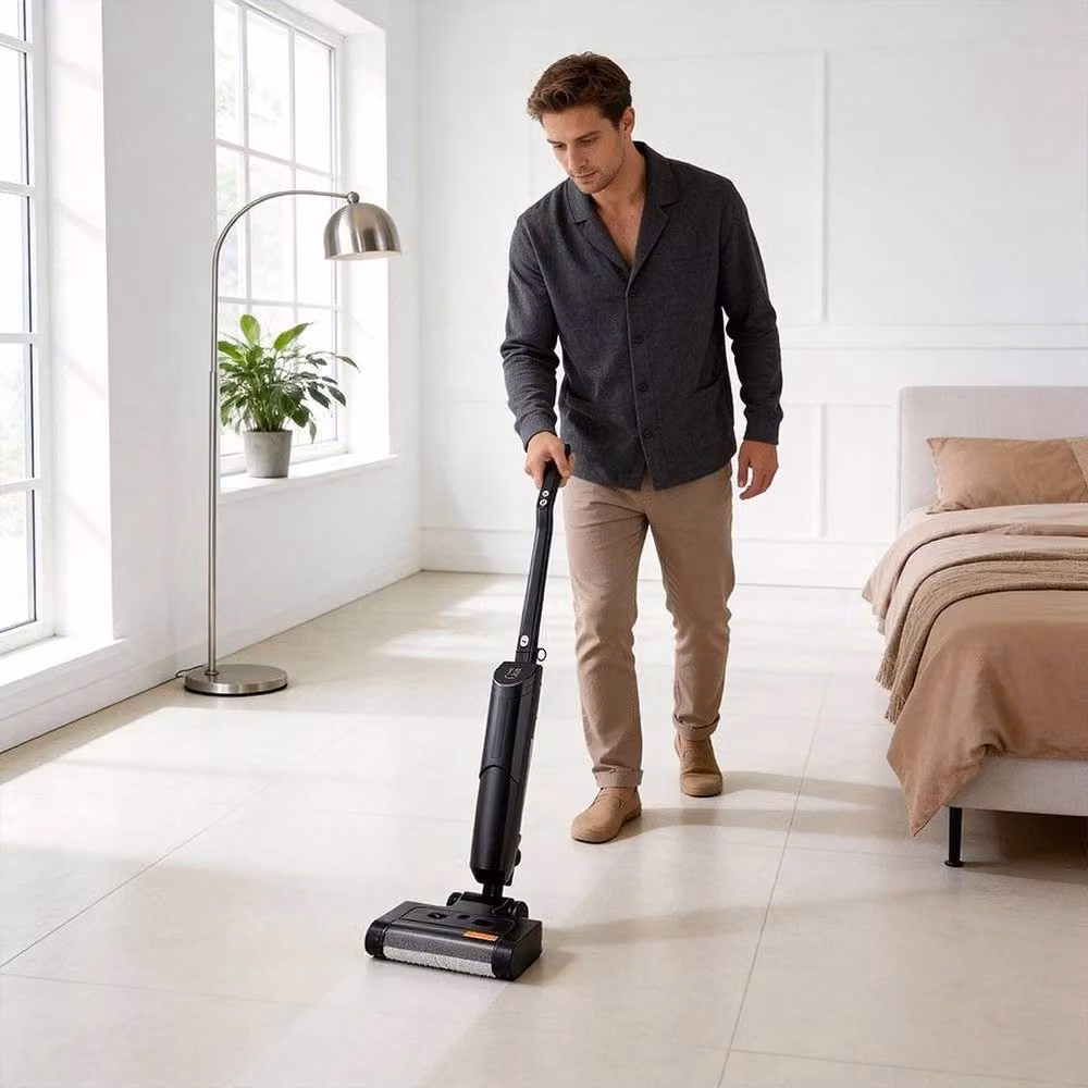 EONLION Cordless Wet and Dry Bagless Floor Cleaner Vacuum in Black – 4