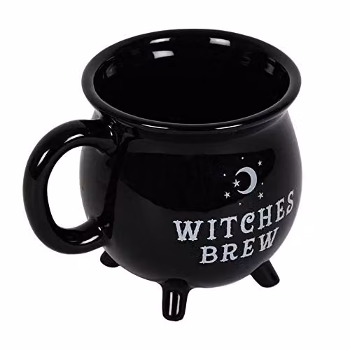 Something Different Witches Brew Cauldron Mug in Black