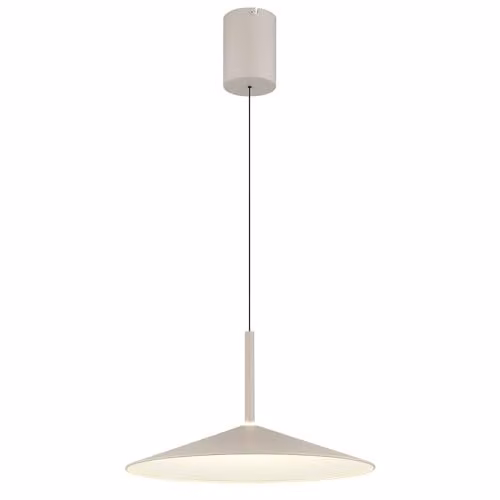 Globo Lighting Netlighting Lampone Dome Pendant Ceiling Light in Beige Metal with LED 4000K, Diameter: 47.5 cm